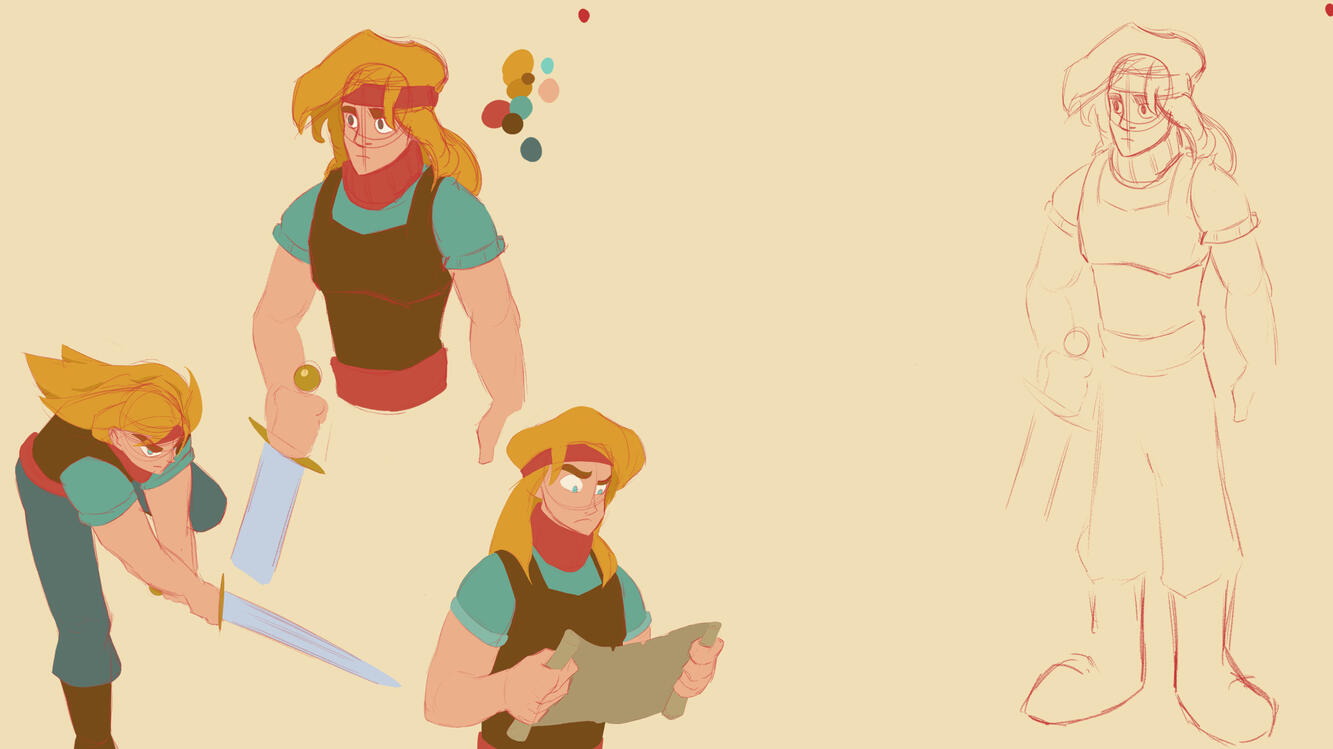 Hero Design (Retro Turn Based RPG Idea)